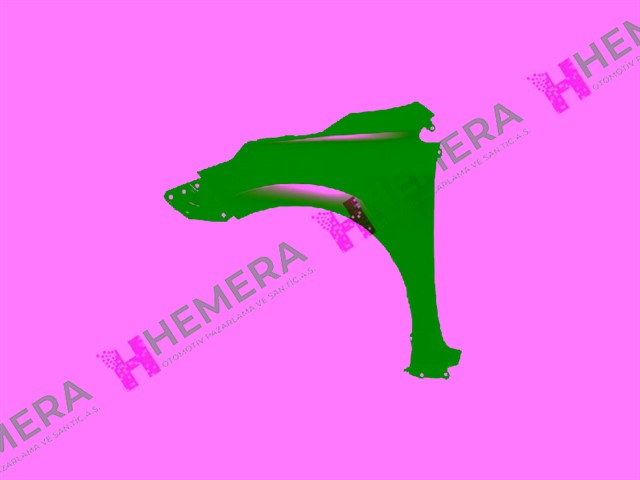 CAMURLUK ON SOL SAC SINYAL DELIKSIZ TOYOTA COROLLA 2013