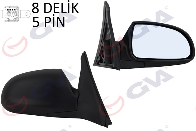 DIS DIKIZ AYNASI SAG ACCENT 00 ELEKTRIKLI ISITMALI KONVEKS 5 FIS VM - 453EHR