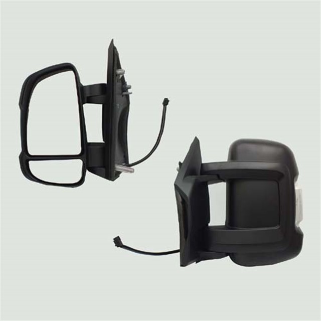 DIS DIKIZ AYNASI SOL DUCATO - BOXER - JUMPER 06 MEKANIK SINYALLI KISA KOL KONVEKS 2 FIS VM - 6201L