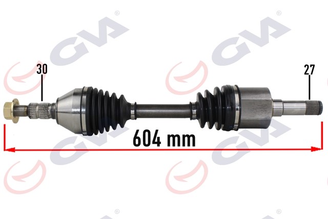 KOMPLE AKS SAG OPEL VECTRA C 1.9 02 - 08 604MM AUTO