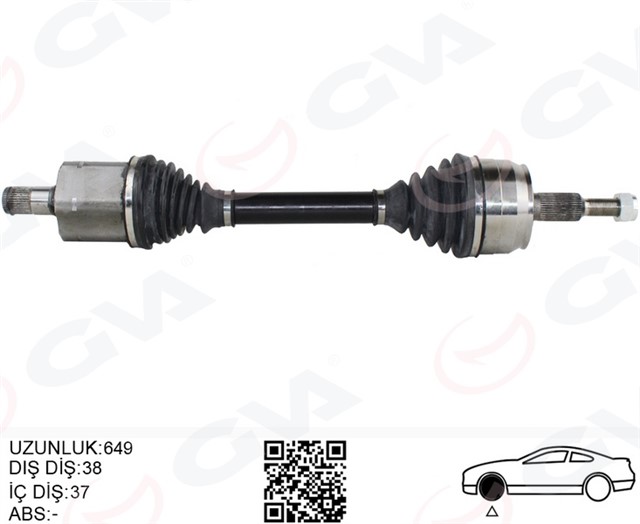 KOMPLE AKS SOL TRANSPORTER T6 2.0 TDI 140HP AUTO 12 - 