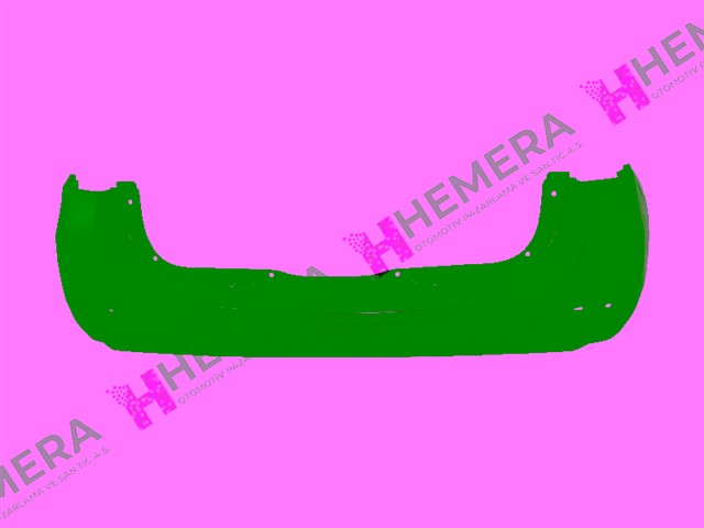 TAMPON ARKA SIYAH SENSORSUZ DACIA LOGAN MCV 2013