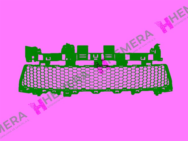 IZGARA TAMPON ON ALT SIYAH DACIA LOGAN 2013