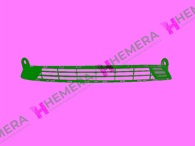 IZGARA TAMPON ON ALT SIYAH PEUGEOT 301 2013