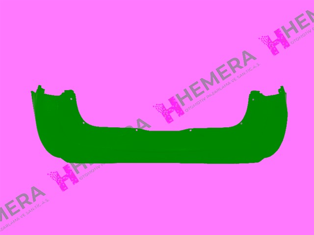 TAMPON ARKA ASTARLI SIYAH SENSORSUZ DACIA LOGAN MCV 2013