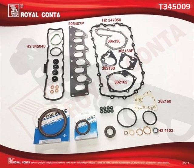 SILINDIR LASTIKLI TAKIM CONTA SKT KECELI MASTER - MGN 1.9 F9Q