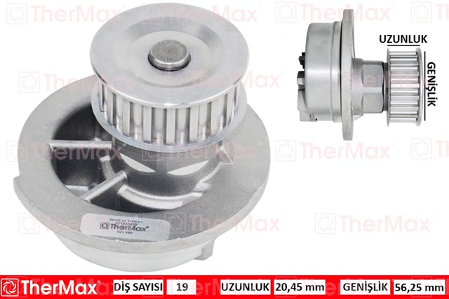 DEVIRDAIM ASTRA F - VECTRA A - CORSA A - B - COMBO 94 - 01 1.2 - 1.4 - 1.6 PA442 T 90349239