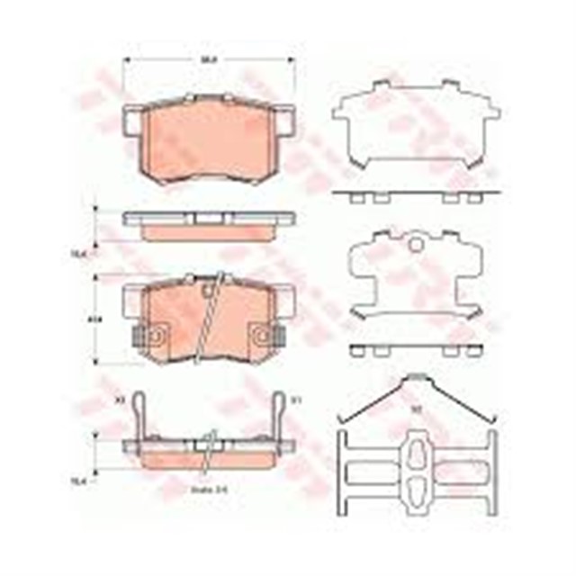 DISK BALATA ARKA SUZUKI - KIZASHI FR - SWIFT III MZ - EZ - SX4 / SX4 CLASSIC EY - GY - SX4 SALOON GY - RW