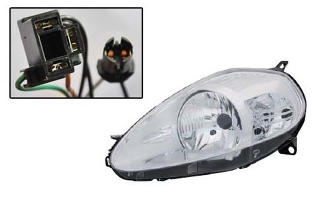 20 - A850 - 05 - 2B FAR SINYAL SOL GRANDE PUNTO 10/05 ELEKTRIKLI H4 KROM