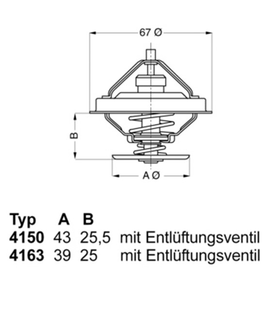 TERMOSTAT IVECO VARIOUS 13.8 17.2 1984 - 2004