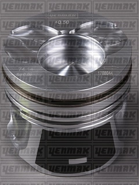 PISTON SEGMAN STD 7370MM CP107 P1007 P206 P307 BIPPER NEMO C1 C2 C3 DV4TD 14HDI 8V FORD FIESTA 1.4 TDCI FUSION 02 12 1.4 TDCI