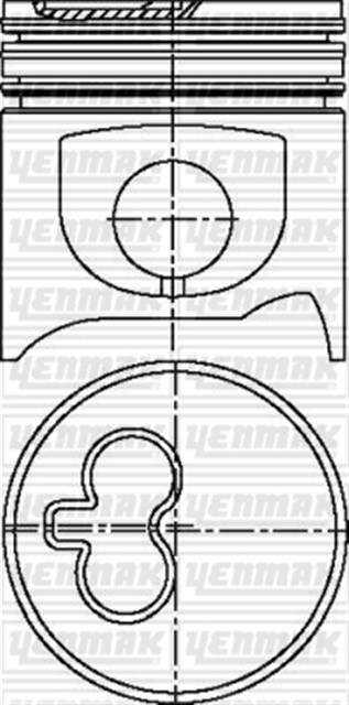 MOTOR PISTON SEGMAN DUCATO - BOXER - MASTER - JUMPER 2.5 93.00 CAP STD