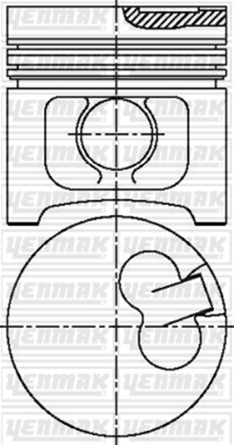 MOTOR PISTON SEGMAN STD ASTRA - VECTRA - KADETT
