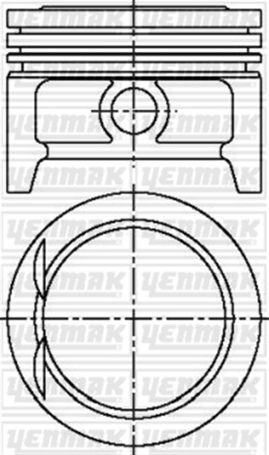 MOTOR PISTON SEGMAN STD CORSA - TIGRA 93 X 1.4 XE/NC/NE/NZ 77.6