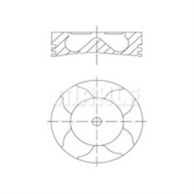 MOTOR PISTON SEGMAN 0.40 ASTRA H 04 - 14 - VECTRA C 02 - 08 - ZAFIRA B 05 - 15 - SIGNUM 03 - 08 Z19DTH 82.40