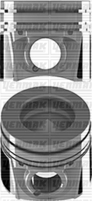PISTON SEGMAN STD 7370MM FORD FIESTA 14TDCI 09 15 EURO5 MOTOR P207 P208 P2008 P206 T3E DS3 C3 III DV4C 14HDI 8V