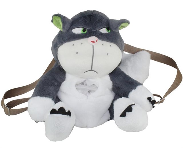 40 CM KIZGIN KEDI CANTA PELUS