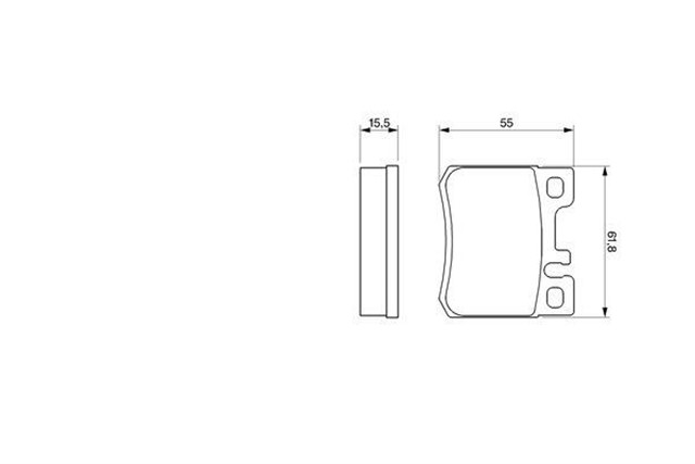 FREN BALATASI ARKA MERCEDES W202 W124