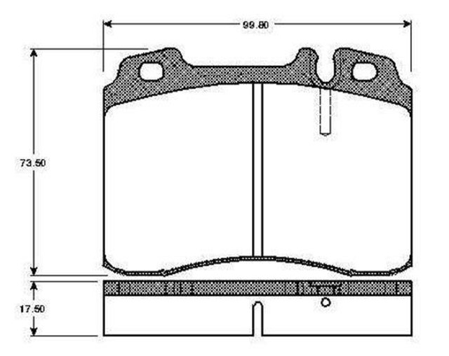 FREN BALATASI ON MERCEDES W201 W124 W202 W210 R129