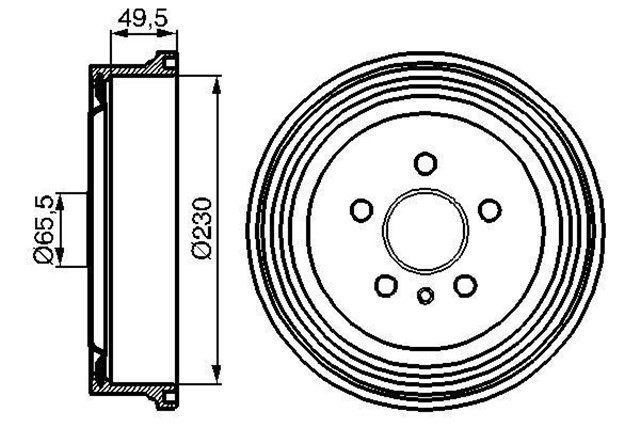 ARKA KAMPANA VECTRA B 1.6 - 2.0 95 - 02 - ZAFIRA A 1.6 - 1.8 - 2.0 99 - 05