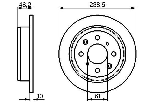 ARKA FREN AYNASI ACCORD 2.0 - 2.0I 86 - 87 - CIVIC 1.6 90 - 91 - CRX 1.6 - 1.6I 90 - 94 - ROVER 200 - 400 90