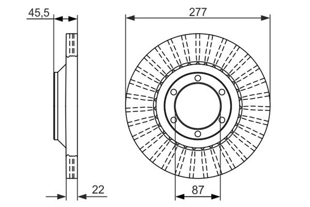 FREN DISKI. ON. 277.0 /22.0 - 20.4 MM
