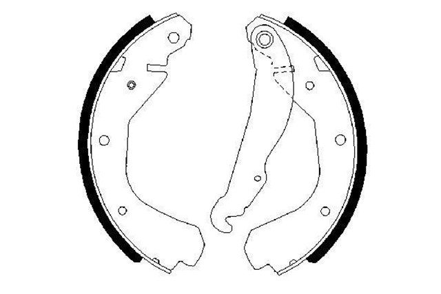 PABUCLU FREN BALATASI 200X28 MM