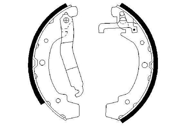 PABUCLU FREN BALATASI 252X56 MM