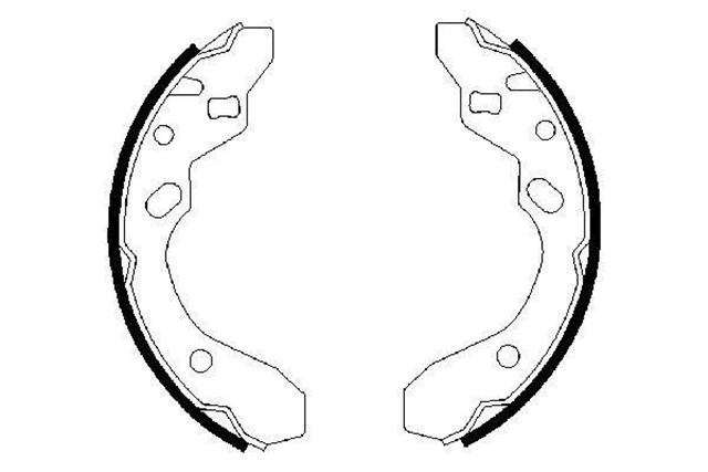 PABUCLU FREN BALATASI 200X35 MM