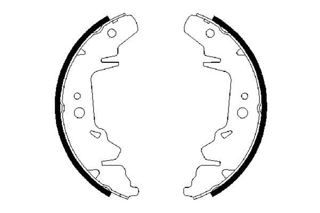 PABUCLU FREN BALATASI 254X57 MM