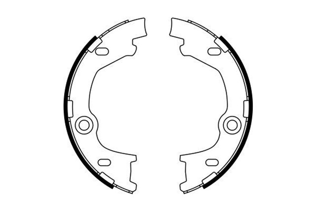 PABUCLU FREN BALATASI 167X27.0 MM