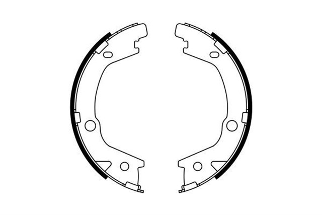 PABUCLU FREN BALATASI 167X27 MM