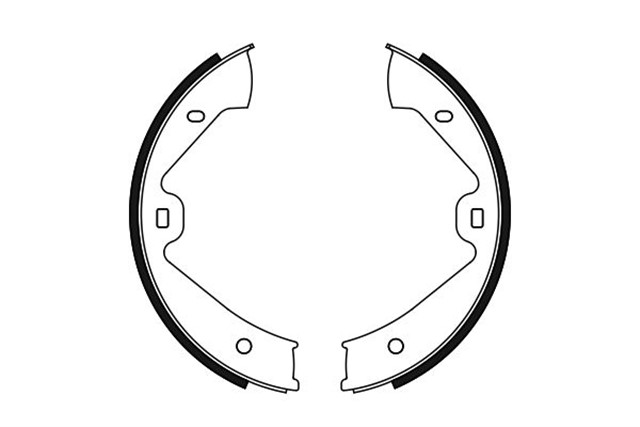 PABUCLU FREN BALATASI 210X30 MM