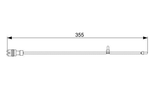 DISK BALATA IKAZ KABLOSU. 355 MM
