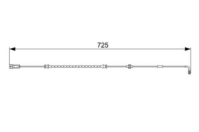 DISK BALATA IKAZ KABLOSU. ON. 725 MM