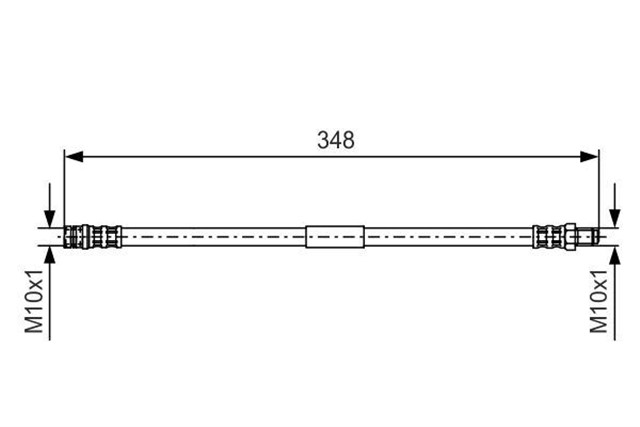 FREN HORTUMU ARKA MERCEDES ML - CLASS W163 98 05