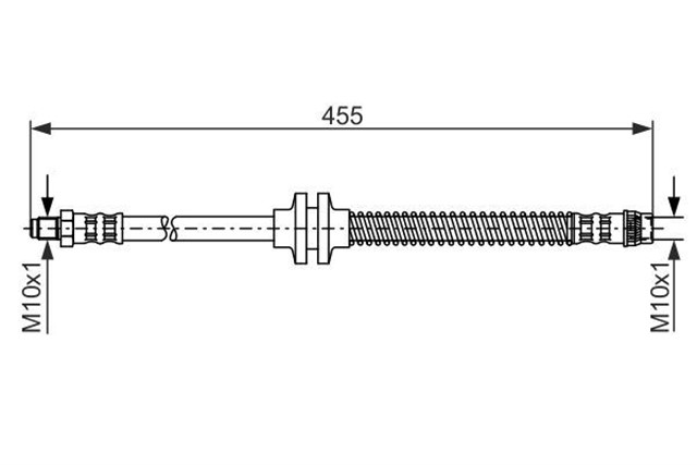FREN HORTUMU; ON. 455.00 MM