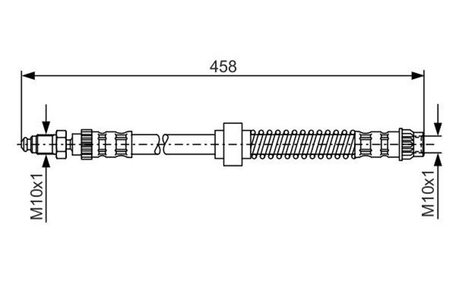 FREN HORTUMU; ON. 458.00 MM