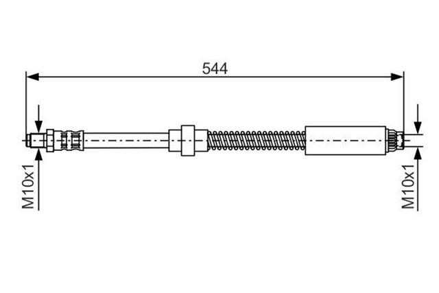 FREN HORTUMU; ON. 544.00 MM