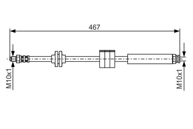FREN HORTUMU. 467.00 MM