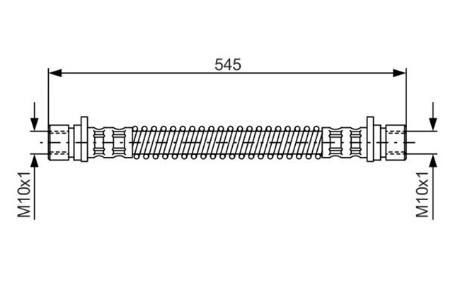 FREN HORTUMU; ON. 390.00 MM