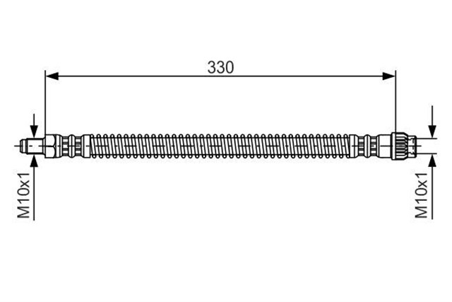 FREN HORTUMU; ON. 330.00 MM
