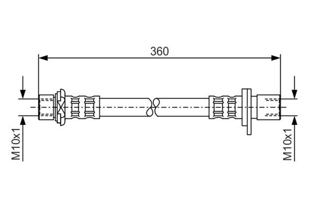 FREN HORTUMU. 360.00 MM