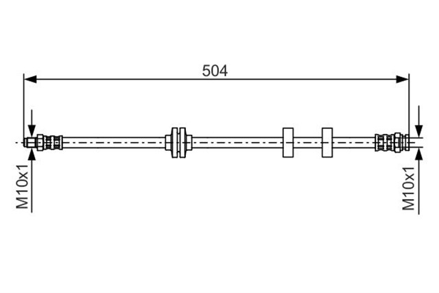 FREN HORTUMU. 504.00 MM
