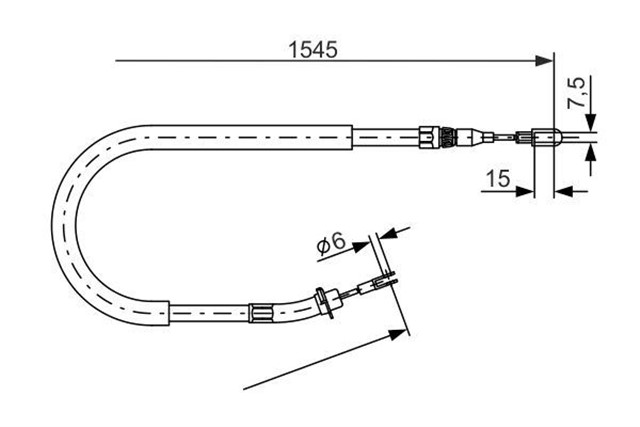 FREN HALATI ARKA MERCEDES SPRINTER B901 B904 96 06 1545MM/1360MM