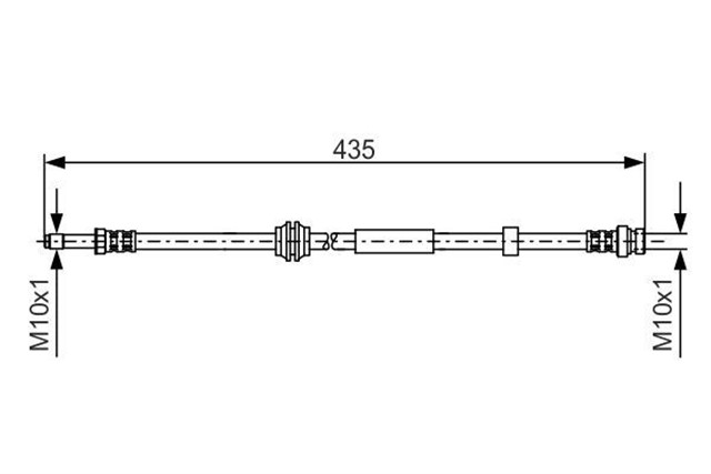 FREN HORTUMU; ON. 435.00 MM