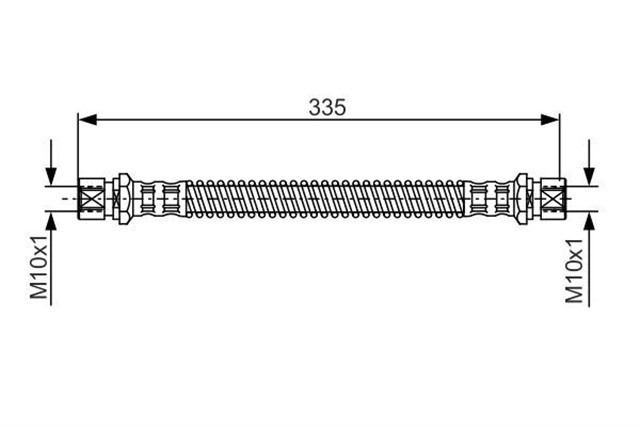 FREN HORTUMU; ON. 335.00 MM
