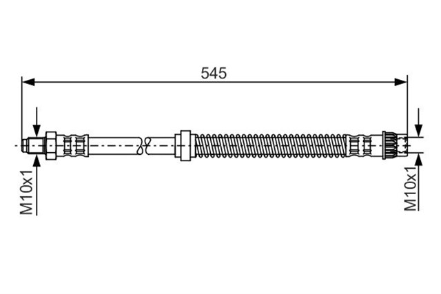 FREN HORTUMU; ON. 545.00 MM