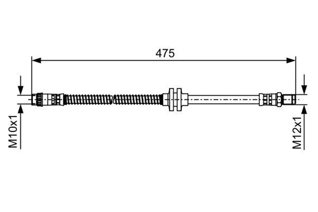 FREN HORTUMU; ON. 475.00 MM