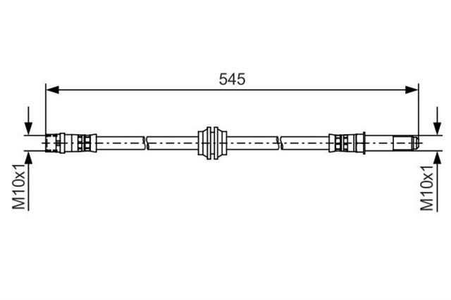 FREN HORTUMU; ARKA. 545.00 MM